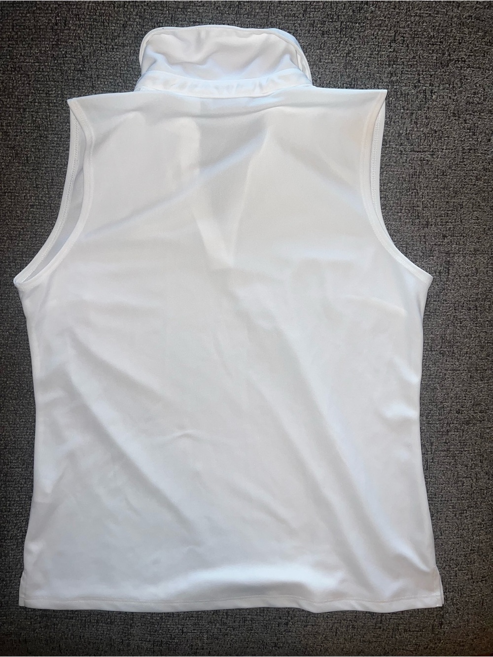Lady Hagen White Sleeveless Polo Tank - Picture 3 of 3